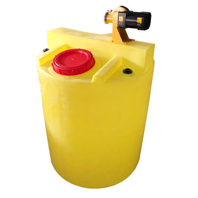 200L PE Płaskie dno plastikowe wiadro do mieszania PAM Dozowanie odczynnika do oczyszczania ścieków