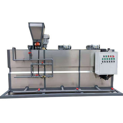 500L / H Trzy pudełka Zintegrowane automatyczne urządzenie dozujące suchy proszek PAM Oczyszczanie ścieków