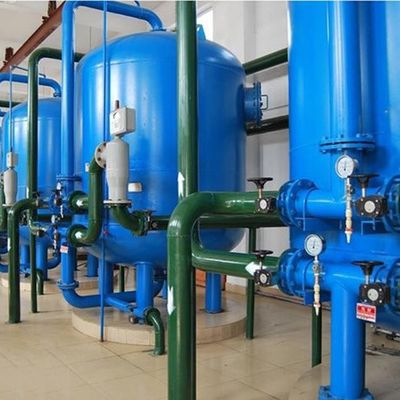 Filtr multimedialny 30m3 / H filtr mechaniczny ze stali nierdzewnej z piaskiem kwarcowym z węglem aktywnym