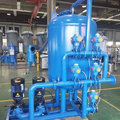 Filtr multimedialny 30m3 / H filtr mechaniczny ze stali nierdzewnej z piaskiem kwarcowym z węglem aktywnym