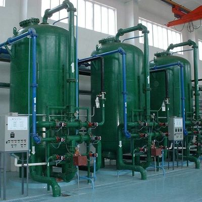 Filtr multimedialny 30m3 / H filtr mechaniczny ze stali nierdzewnej z piaskiem kwarcowym z węglem aktywnym