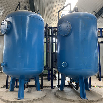 Filtr multimedialny 30m3 / H filtr mechaniczny ze stali nierdzewnej z piaskiem kwarcowym z węglem aktywnym