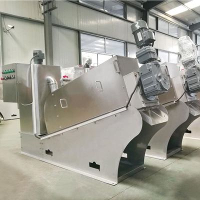 12m3 / H Maszyna do odwadniania szlamu spiralnego Odwadnianie szlamu węglowego ze stali nierdzewnej