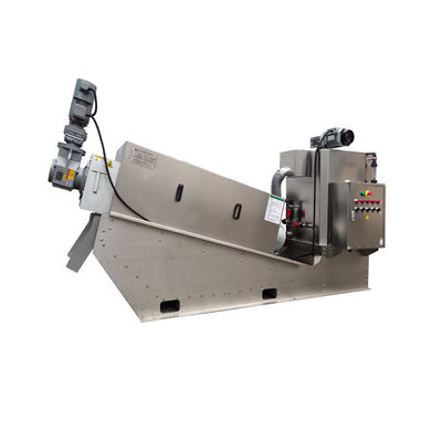 12m3 / H Maszyna do odwadniania szlamu spiralnego Odwadnianie szlamu węglowego ze stali nierdzewnej