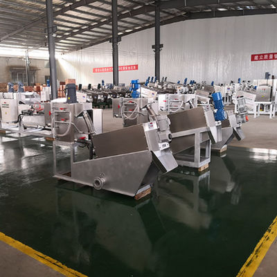 50m3 / H Maszyna do odwadniania szlamu ślimakowego dla zakładów chemicznych