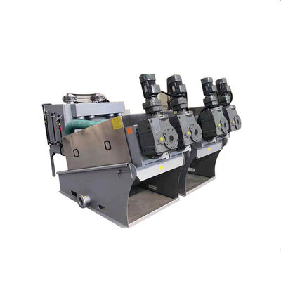 Przemysłowa maszyna do odwadniania szlamu Volute Gospodarstwo ściekowe Oczyszczanie ścieków kałowych