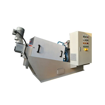 SS304 / 316 Maszyna do odwadniania osadów z prasą śrubową 2,25 kW Automatyczna praca