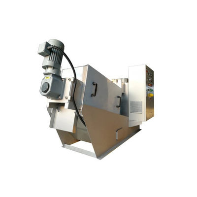 SS304 / 316 Maszyna do odwadniania osadów z prasą śrubową 2,25 kW Automatyczna praca