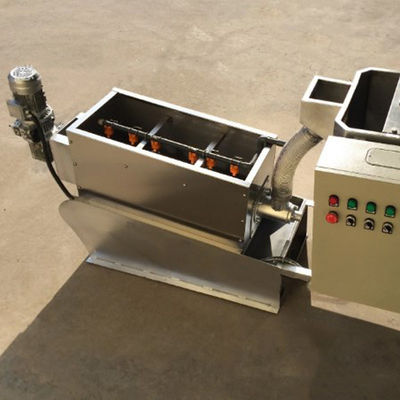 SS304 / 316 Maszyna do odwadniania osadów z prasą śrubową 2,25 kW Automatyczna praca