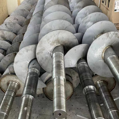 50m3/h Bezwałowy przenośnik ślimakowy ze stali węglowej Zautomatyzowany przenośnik spiralny ze stali nierdzewnej