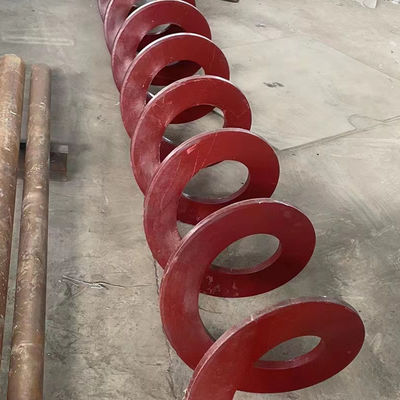 50m3/h Bezwałowy przenośnik ślimakowy ze stali węglowej Zautomatyzowany przenośnik spiralny ze stali nierdzewnej