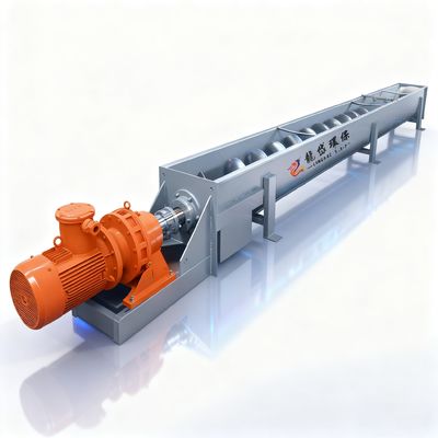 Slag Sprial 304 ze stali węglowej, śrubkowy przenośnik do cementu