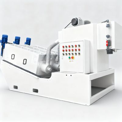 Samoczyszczący system zagęszczania osadu wolumetrycznego Prasa do odwadniania osadu szlamowego