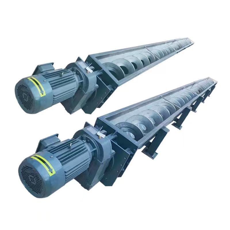 Dwuwałowy poziomy przenośnik ślimakowy ze stali nierdzewnej 1000 mm dla przemysłu węglowego