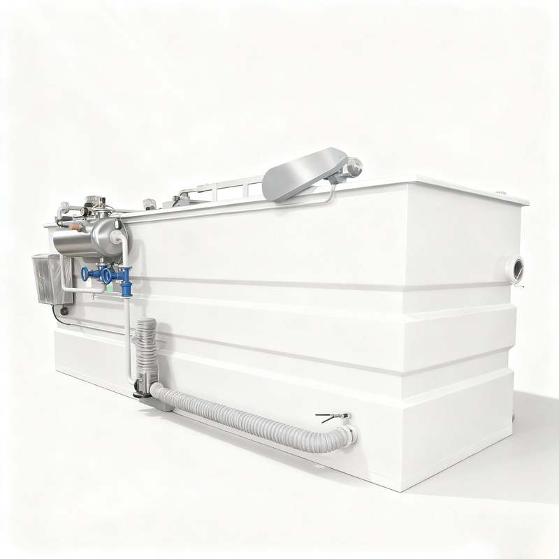 1000L-4000L Maszyna do flotacji rozpuszczonego powietrza do oczyszczania ścieków w przetwórstwie mięsa