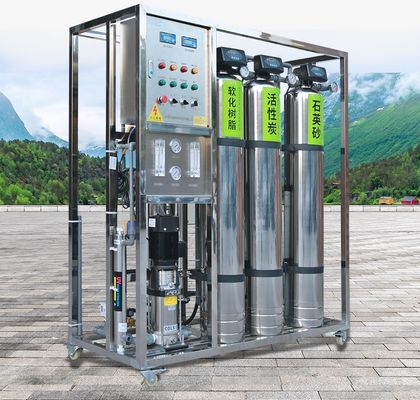 Automatyczny dejonizowany oczyszczacz czystej wody RO Sprzęt do miękkiej wody 500l / H Sprzęt do uzdatniania wody