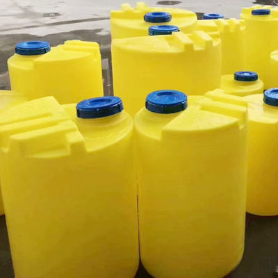 200L PE Płaskie dno plastikowe wiadro do mieszania PAM Dozowanie odczynnika do oczyszczania ścieków
