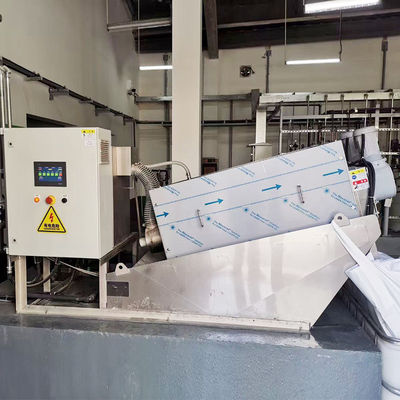 304 Maszyna do odwadniania osadów szlamowych ze stali nierdzewnej Prasa ślimakowa Industrial Automatic