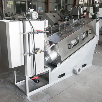 304 Maszyna do odwadniania osadów szlamowych ze stali nierdzewnej Prasa ślimakowa Industrial Automatic