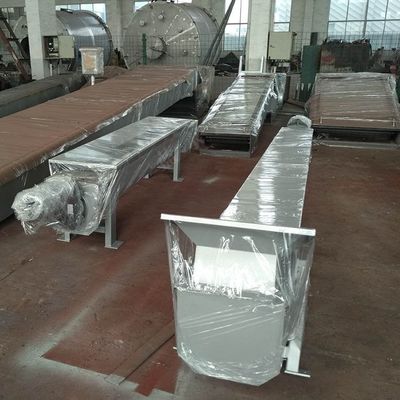 Przenośnik ślimakowy bezwałowy 10 t / h 304 urządzenia do transportu szlamu i żużlu ze stali nierdzewnej