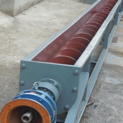 Przenośnik ślimakowy 2m3 / H ze stali węglowej Bezwałowy system przenośników spiralnych z popiółem węglowym