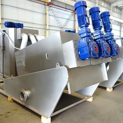 Prasa śrubowa Urządzenia do odwadniania osadów w zakładach chemicznych W pełni automatyczne