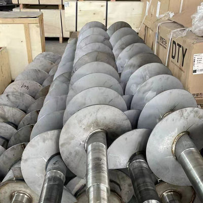 Slag Sprial 304 ze stali węglowej, śrubkowy przenośnik do cementu
