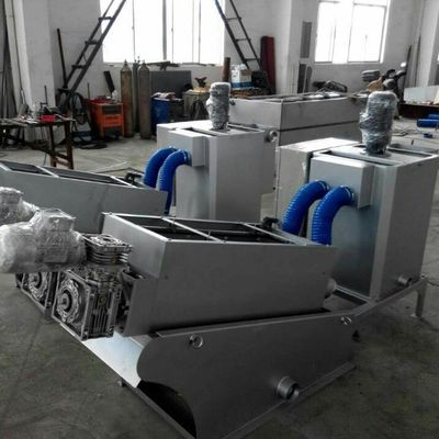 4,5m3 / h Maszyna do odwadniania osadów z prasą ślimakową, urządzenia do odwadniania osadów chemicznych