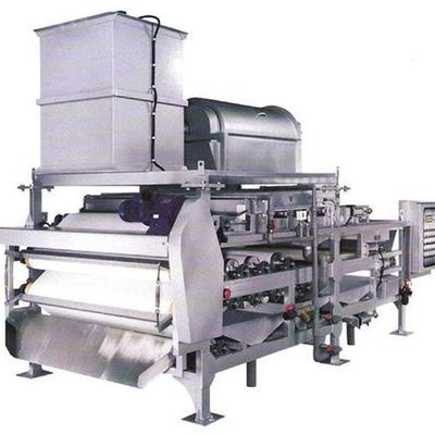 20 kg / h Prasa taśmowa Odwadnianie osadu, 1000 mm Prasa taśmowa do oczyszczania ścieków
