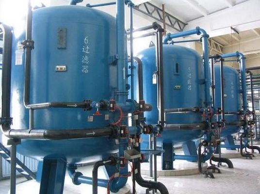 Chemiczny zbiornik do oczyszczania ścieków, niebieski sprzęt do oczyszczania ścieków