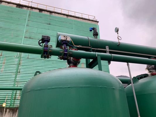 Przemysłowe systemy uzdatniania wody ze stali węglowej Gumowa wkładka